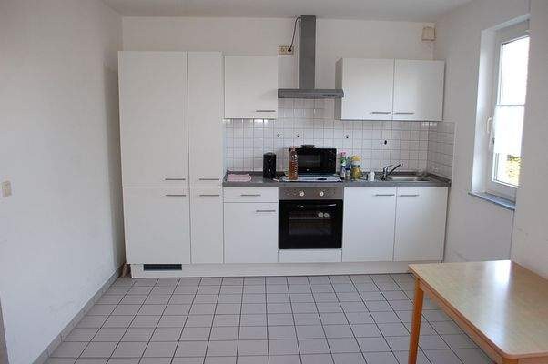Offene Einbauküche der Wohnung