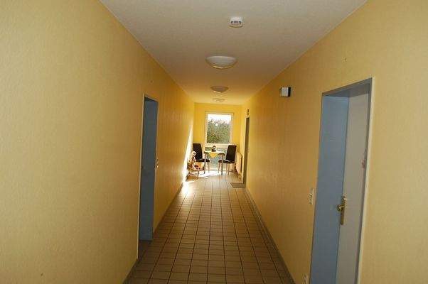 Treppenhausflur der Wohnanlage